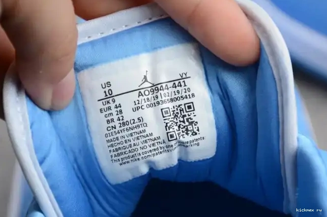 Cheap Kickmax (W) AO9944-441 Jordan Air UNC 1 Low 0407